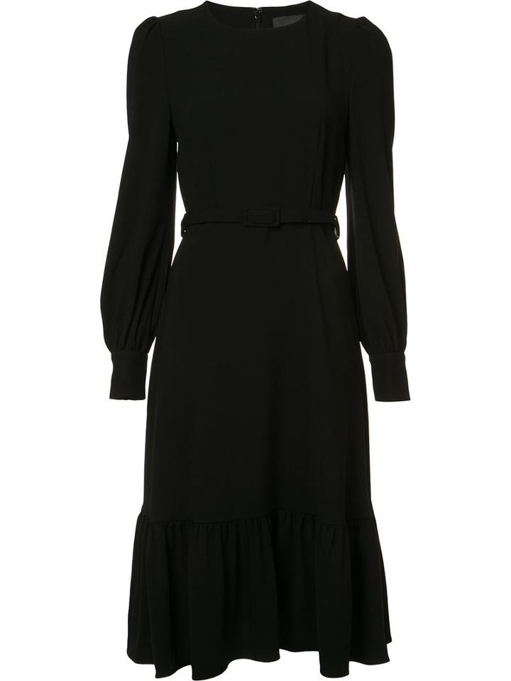 Co Belted Shift Dress, Women's, Size: Small, Black, Triacetate/polyester