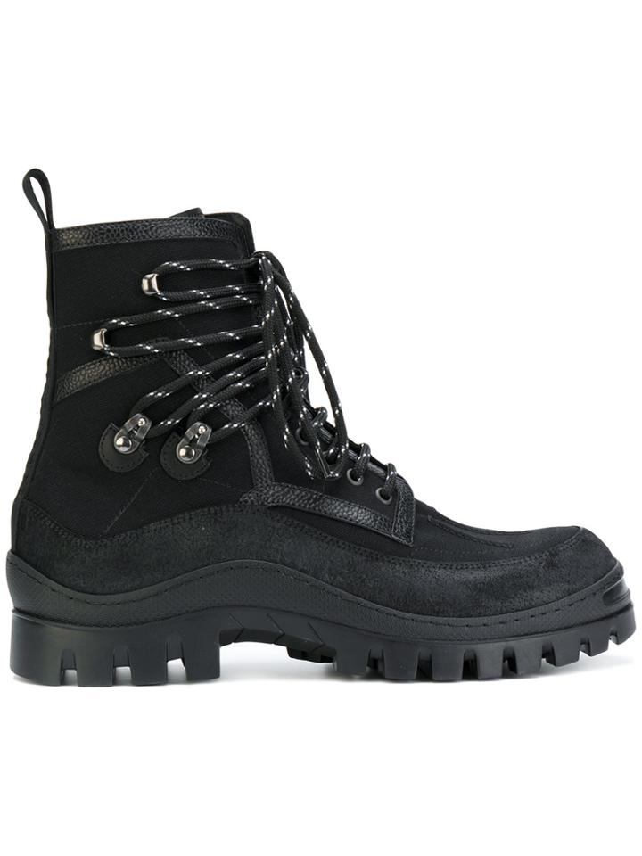 Dsquared2 Heeled Lace-up Boots - Black