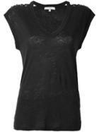 Iro - Lace Up Shoulders Top - Women - Linen/flax - S, Women's, Black, Linen/flax