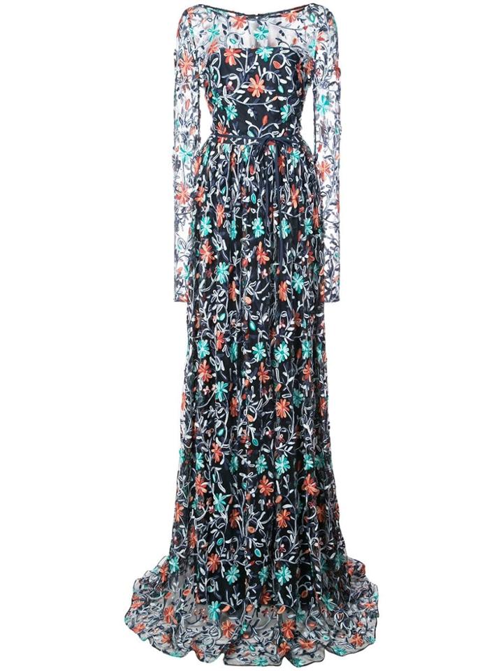 Zac Zac Posen Venice Gown - Blue