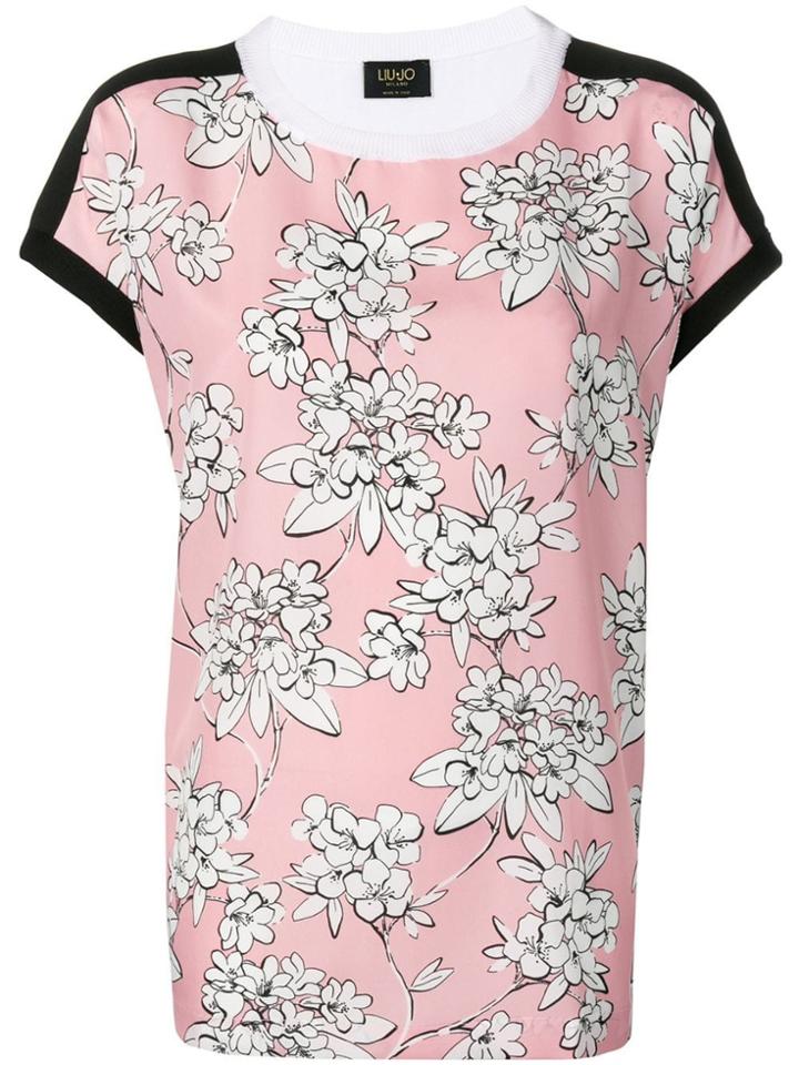 Liu Jo Formal Big Apple T-shirt - Pink
