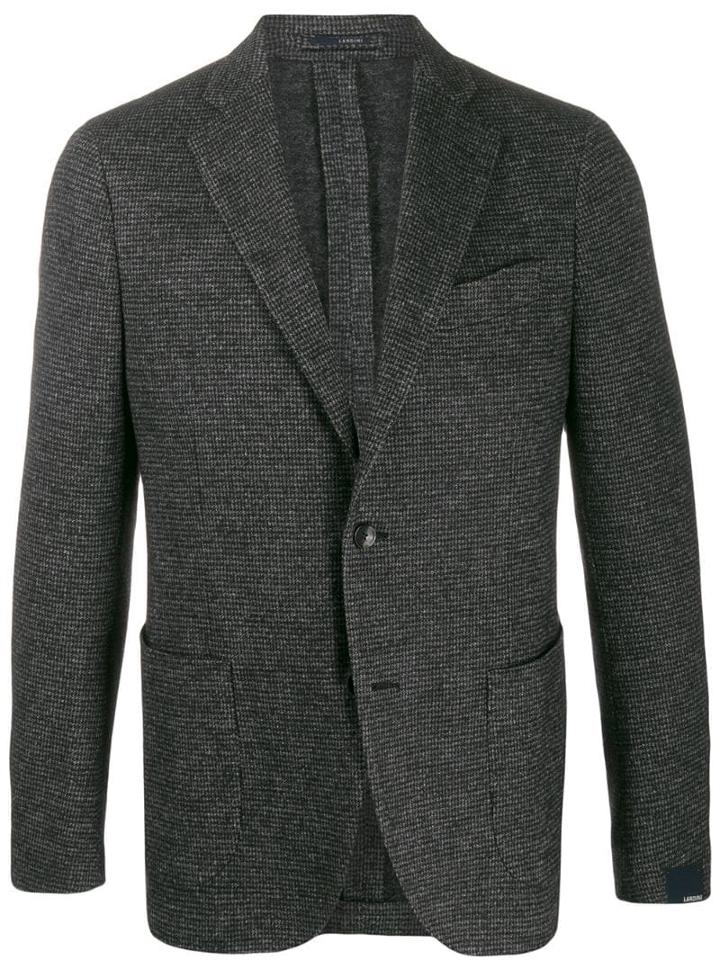 Lardini Single-breasted Blazer - Black