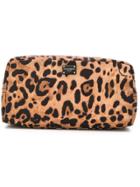 Dolce & Gabbana Leopard Print Make-up Bag - Brown