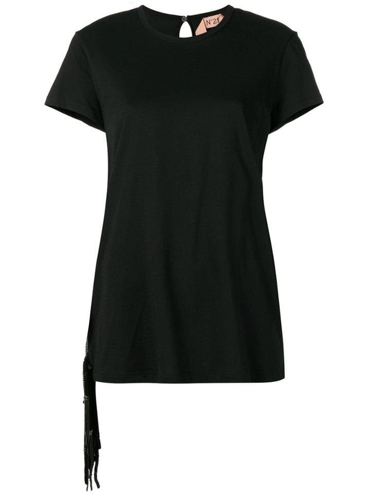No21 Tassel Embellished Top - Black