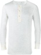 Merz B. Schwanen Henley T-shirt, Men's, Size: Xs, Grey, Cotton/viscose