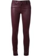 Brocken Bow Coated Skinny Jeans, Women's, Size: 28, Pink/purple, Cotton/polyester/spandex/elastane