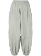 The Celect Balloon Cropped Trousers - Grey