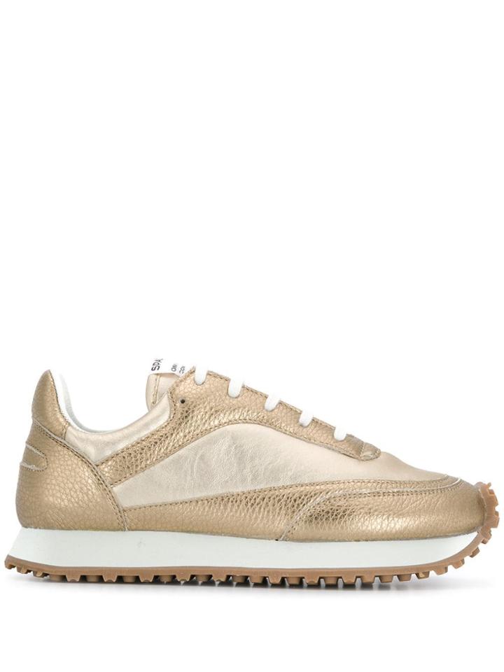 Comme Des Garçons Comme Des Garçons Gold And Pink Sneakers