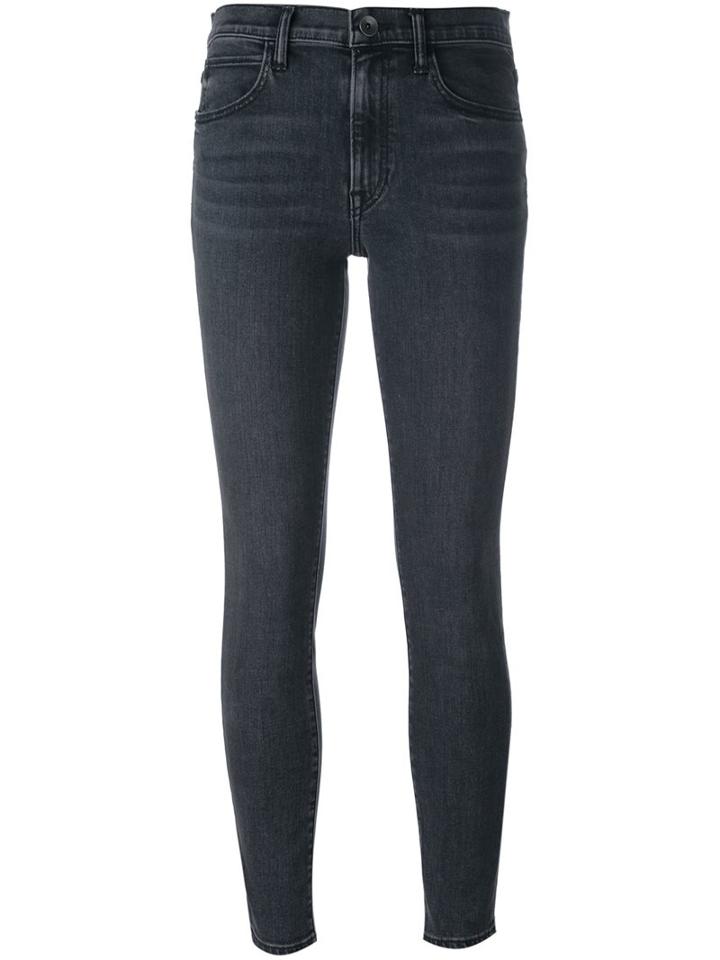 Helmut Lang 'ankle Skinny' Jeans, Women's, Size: 26, Grey, Cotton/spandex/elastane/polyester