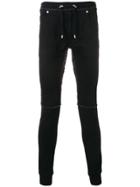 Balmain Slim Denim Lounge Trousers - Black