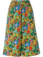 Manoush Floral Print Culottes, Women's, Size: 38, Cotton