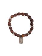 Loree Rodkin Skull Bead Bracelet - Brown