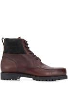 Holland & Holland Lace Up Ankle Boots - Brown