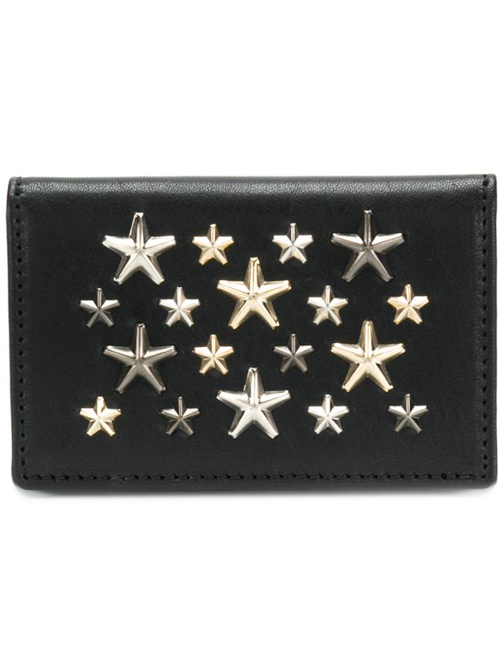 Jimmy Choo Star Design Wallet - Black