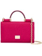 Dolce & Gabbana Small 'miss Sicily' Shoulder Bag, Women's, Pink/purple