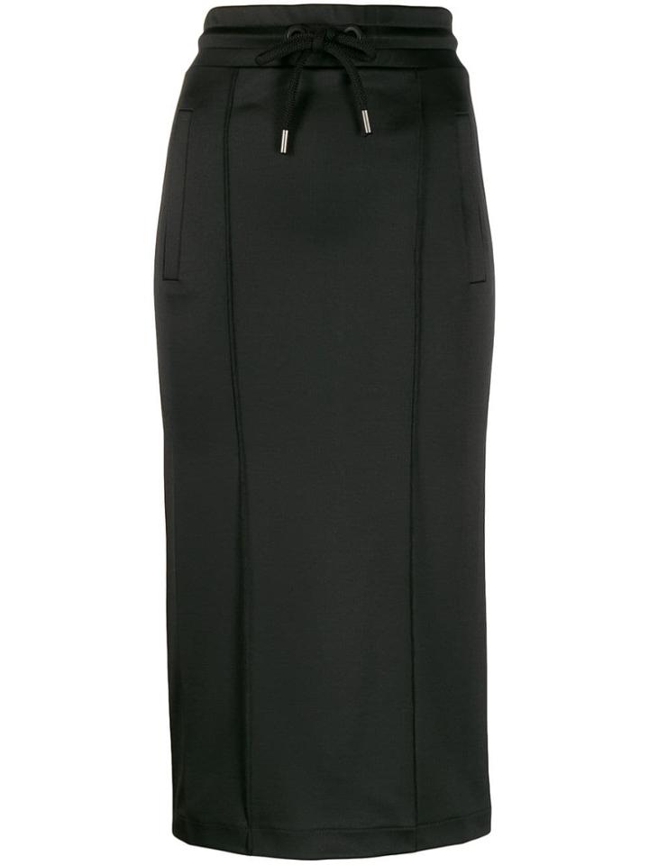 Palm Angels Fitted Sweat Skirt - Black