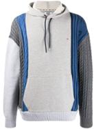 Tommy Jeans Knitted Sleeves Hoodie - Grey