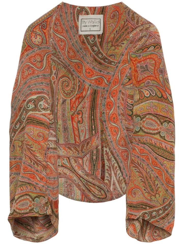 By Walid Paisley Print Shrug - Multicolour