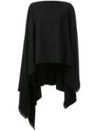 Lemaire Wool Cape, Women's, Black, Yak