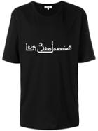 Les Benjamins Slogan T-shirt - Black