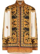 Versace Beroc Silk Shirt - Brown
