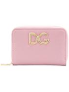 Dolce & Gabbana Small Zip Around Wallet - Pink & Purple