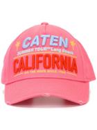 Dsquared2 Summer Tour California Baseball Cap, Women's, Pink/purple, Cotton