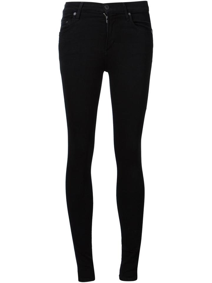 Citizens Of Humanity Rocket Skinny Jeans, Women's, Size: 28, Black, Cotton/rayon/polyester/polyurethane