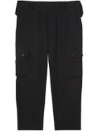 Burberry Cropped Cargo Trousers - Black