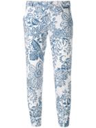 Fay Printed Trousers - Blue