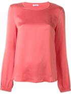 P.a.r.o.s.h. 'safira' Blouse, Women's, Size: Large, Pink/purple, Silk/spandex/elastane