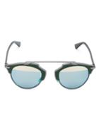Dior Eyewear 'so Real' Sunglasses, Women's, Green, Metal (other)/acetate