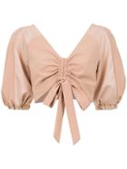 Olympiah Condotti Cropped Top - Nude & Neutrals