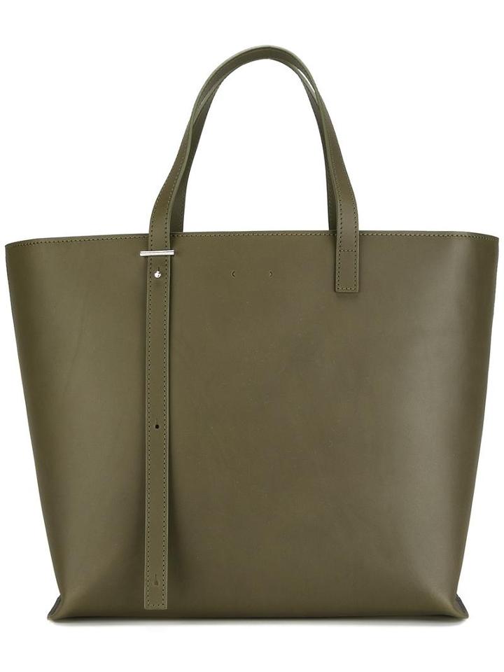 Pb 0110 Gold-tone Hardware Big Tote, Women's, Green, Leather
