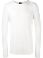 Lot78 Long Sleeved Mesh T-shirt - White