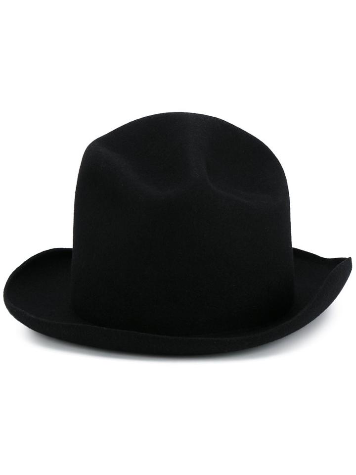 The Viridi-anne Wide Brim Hat, Men's, Black, Wool Felt