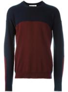 Marni Two Tone Jumper, Men's, Size: 50, Blue, Cashmere