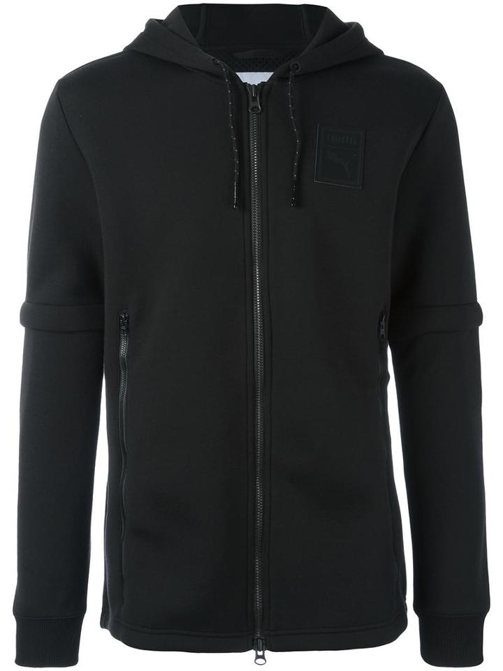 Puma Zip-up Hoodie, Men's, Size: Small, Black, Polyester/cotton/spandex/elastane