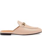 Gucci Princetown Leather Slippers - Pink & Purple