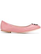 Tory Burch Liana Ballet Flats - Pink & Purple