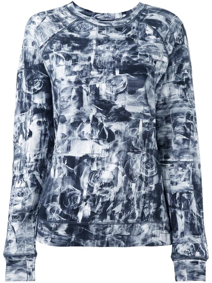 Diesel Rose Print Sweatshirt