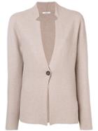 Peserico Deep V Neck Cardigan - Neutrals