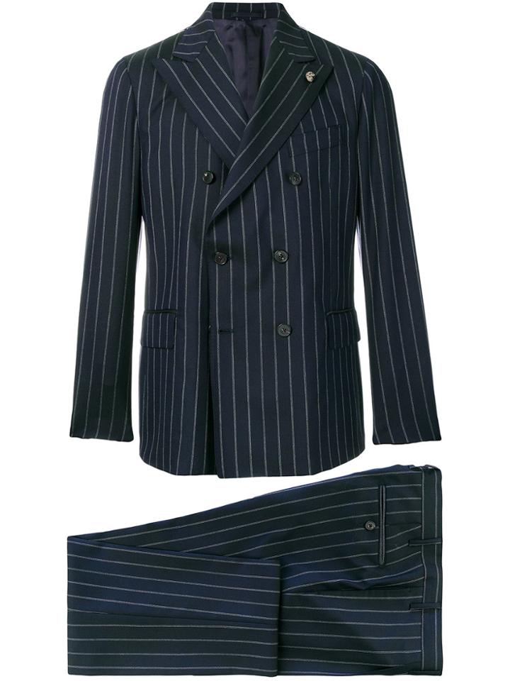 Gabriele Pasini Classic Double-breasted Suit - Blue