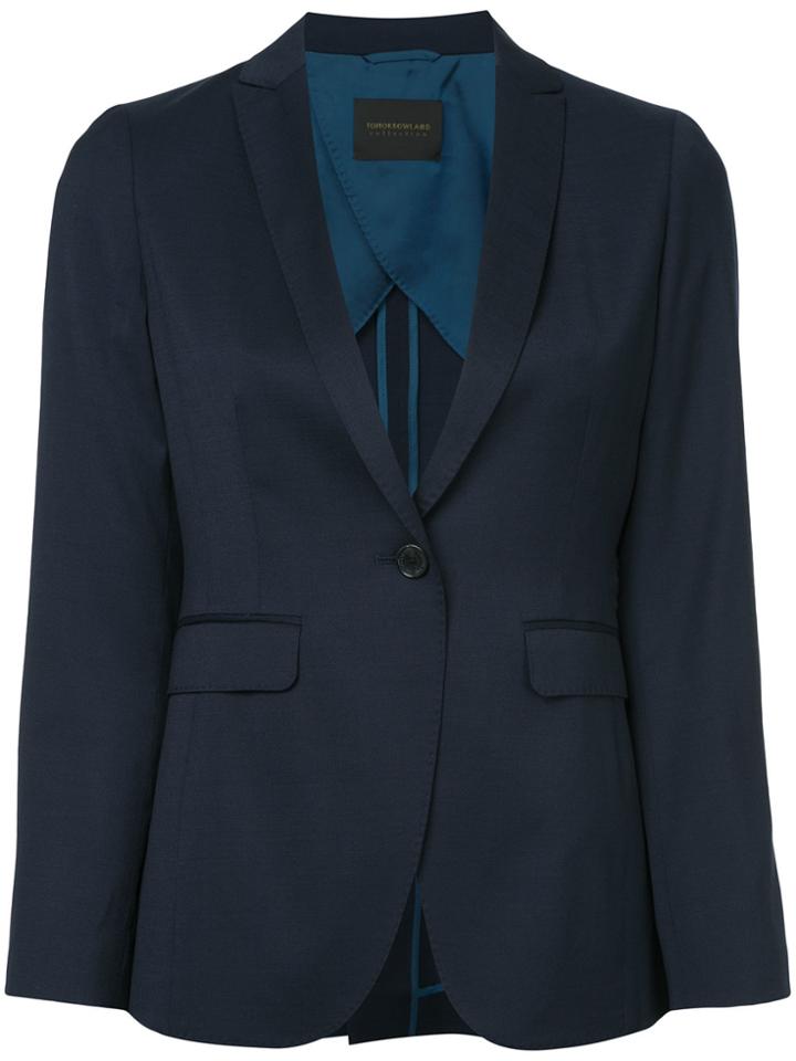 Tomorrowland Fitted Waist Blazer - Blue
