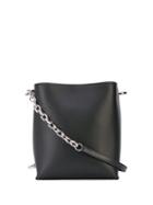 Paco Rabanne Chain-embellished Shoulder Bag - Black
