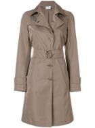 Akris Belted Trench Coat - Nude & Neutrals