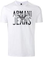 Armani Jeans Slim-fit T-shirt, Men's, Size: Xxl, White, Cotton