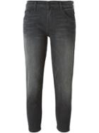 Mother The Dropout Jeans, Women's, Size: 26, Black, Cotton/polyester/spandex/elastane