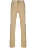 Jacob Cohen Corduroy Straight Leg Jeans - Nude & Neutrals