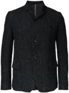 Kazuyuki Kumagai Woven Blazer, Men's, Size: 2, Black, Cotton/linen/flax/hemp/wool